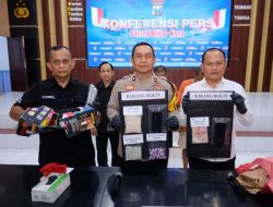 Polres Blitar Kota Berhasil Ungkap Kasus Peredaran Sabu dan Ekstasi Senilai 1,5 M