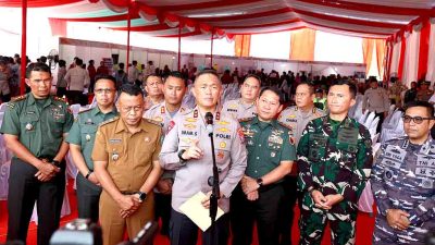 Kapolda Jatim Pimpin Baksos Dan Bakkes Serentak Di Ponorogo Sambut Hari Bhayangkara Ke – 78