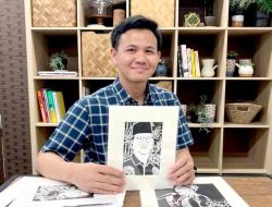 Karya Seni Diaspora Asal Purwakarta di Amerika jadi Kado Unik Pejabat dan Artis