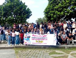 Lulus 100 Persen, Siswa Kelas IX SMPN 1 Tangen, Gelar Perpisahan Purna Belajar di Pantai Cemara