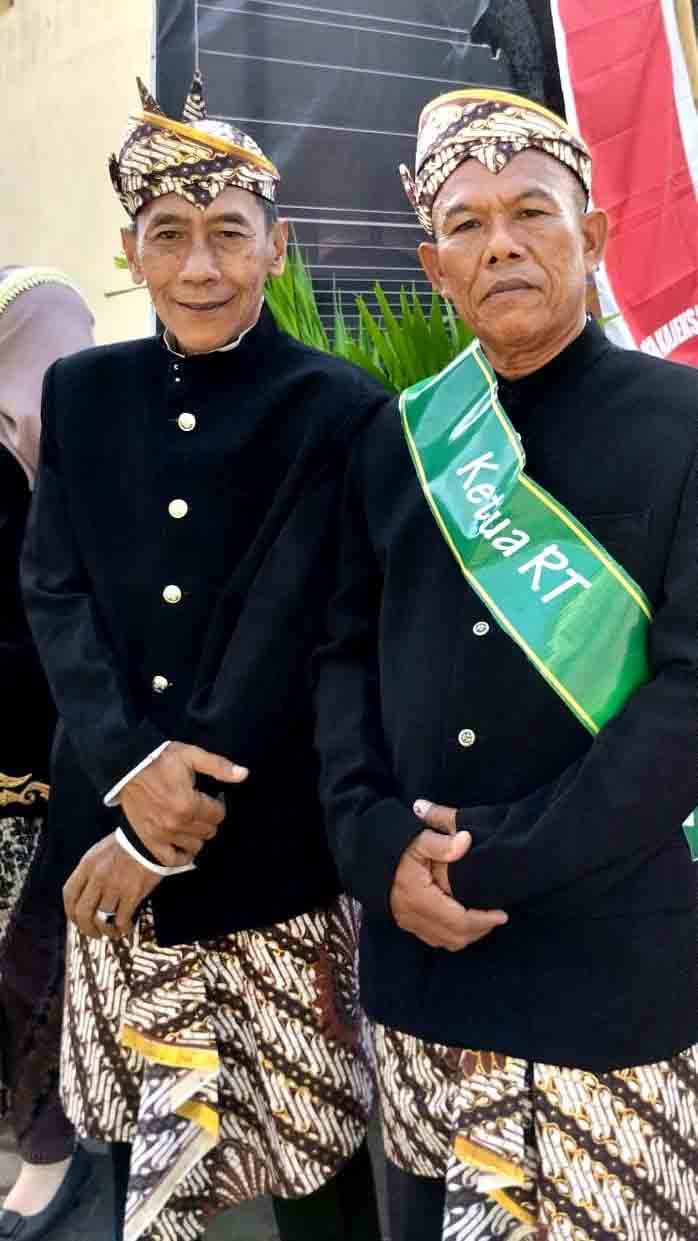 Masyarakat Desa Kajeksan Tulangan Sambut Team Juri Lomba Rt 2