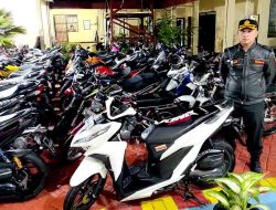 Polisi Amankan 67 Motor Tidak Sesuai Spektek Diduga Untuk Balap Liar di Surabaya