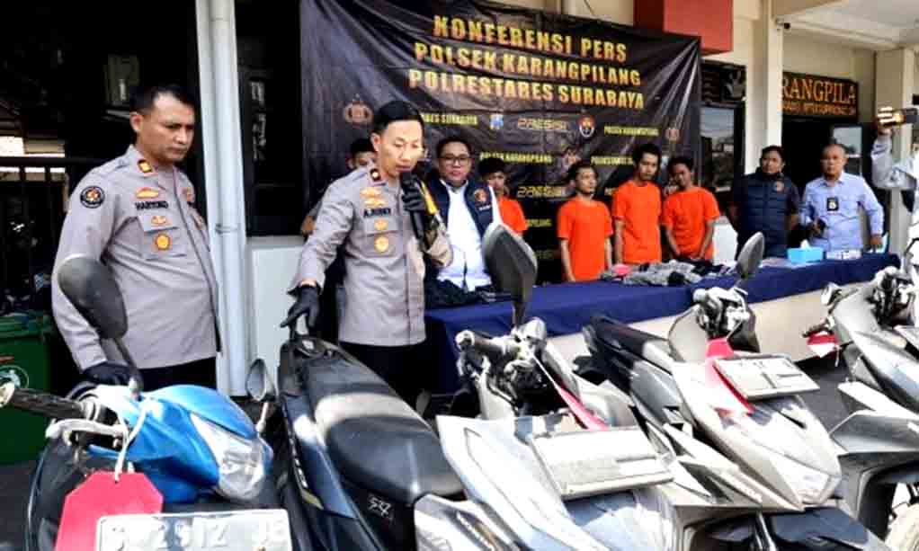 Polisi Berhasil Amankan 5 Orang Komplotan