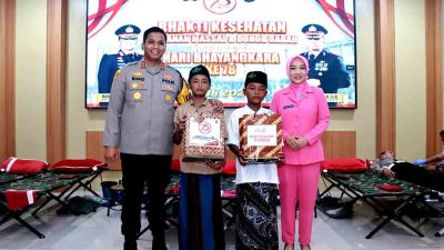 Polres Kediri Gelar Sunat Massal Hari Bhayangkara Ke 78 Tahun 2024 2