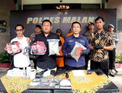 Polres Malang Berhasil Bongkar Peredaran Narkoba Jaringan Lapas, 2 Kilogram Ganja Disita