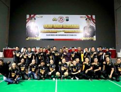 Sambung Silaturahim, Polres Kediri Gelar Olahraga Bersama Jurnalis