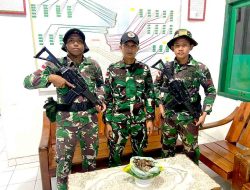 Satgas Pamtas RI-Malaysia Gagalkan Penyelundupan Sisik Trenggiling