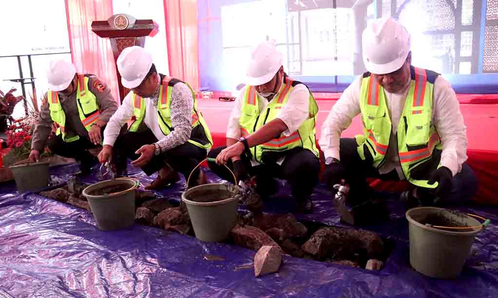 Sespim Lemdiklat Polri Letakan Batu Pertama Bangun Masjid, Didesain Ridwan Kamil