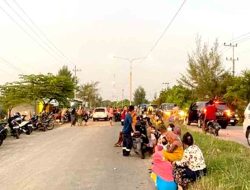 Tangki Pertamina Bocoran, Warga Berhamburan Keluar Tinggalkan Rumah