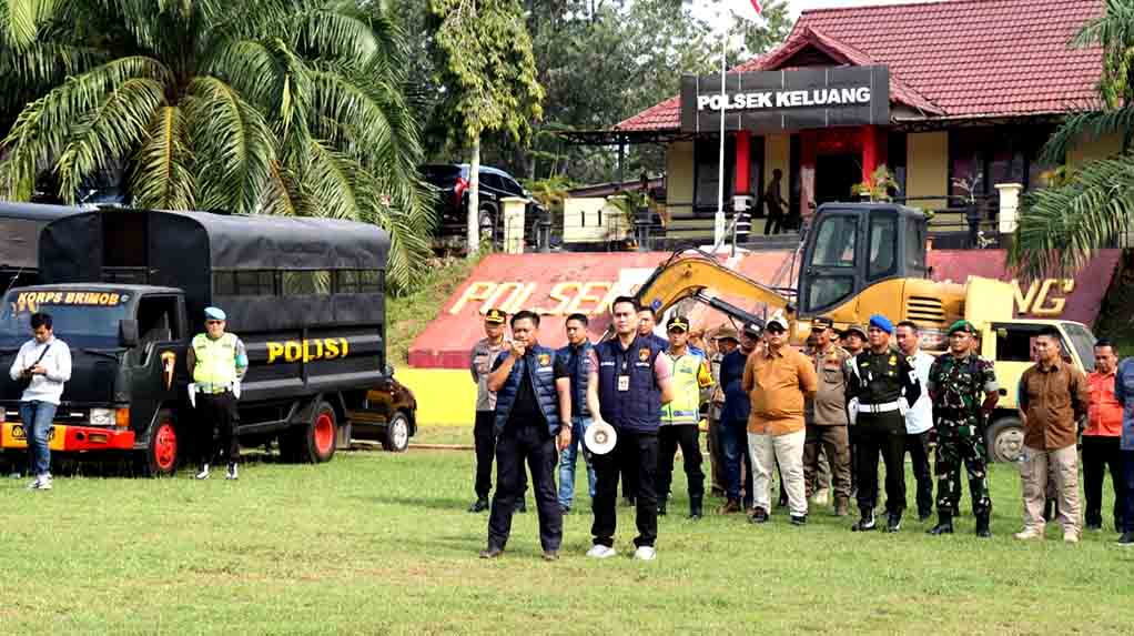 Tim Gabungan Polres Muba Bersama Polda Sumsel Tertibkan Ilegal Refinery