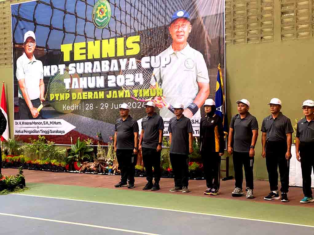 Wakapolres Kediri Hadiri Pembukaan Pertandingan Tennis Kpt Surabaya Cup 2024 2