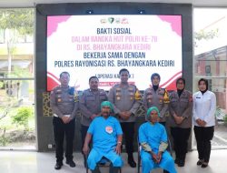 Polres Kediri Gelar Operasi Katarak Gratis Sambut HUT Bhayangkara Ke-78