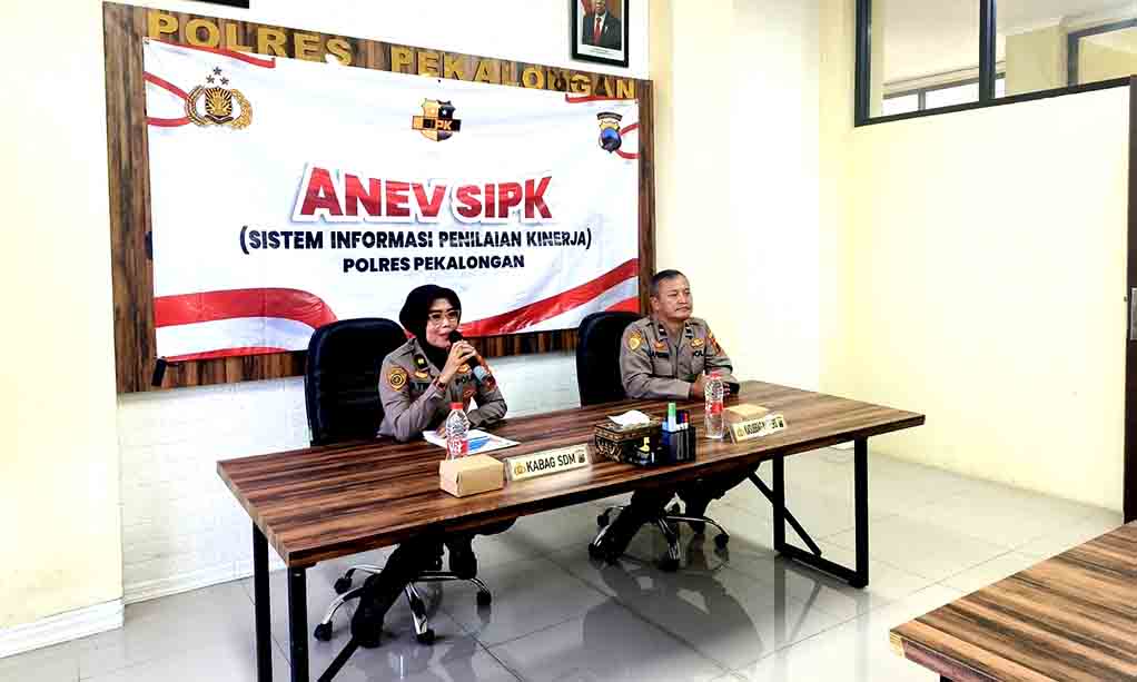 Bag Sdm Polres Pekalongan Laksanakan Anev aplikasi Sipp 2.0 Dan Sipk T.a. 2024