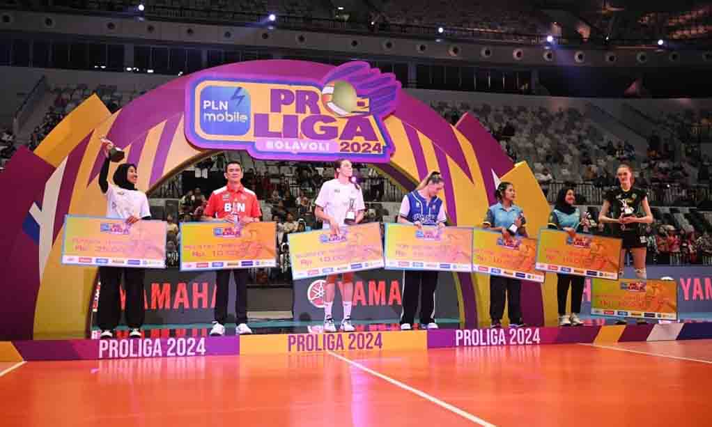 Bertanding Ketat Dan Sengit Lawan Bin, Jakarta Electric Pln Boyong Runner Up Proliga 2024