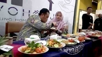 Bupati Pemalang Hadiri Lomba Masak Nasi Goreng Di Harlah Ke 3 Lanosta 2