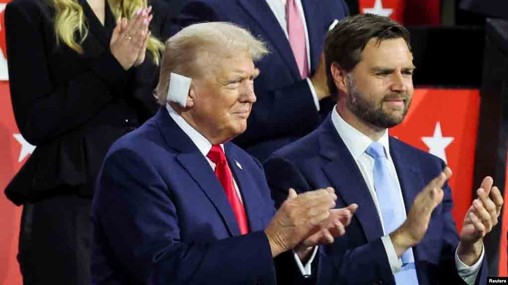 Donald Trump Tampil Ke Muka Umum Untuk Pertama Kalinya Usai Percobaan Pembunuhan