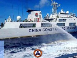 Garda Pantai Filipina: Beijing Tambatkan ‘Kapal Monster’ di Laut China Selatan