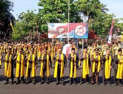 Hari Bhayangkara Ke-78, Sinergitas TNI-Polri Dan Forkopimda Ngawi Tampilkan Tari Orek-orek