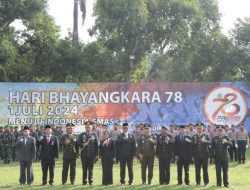 Upacara Hari Bhayangkara ke-78 Tahun 2024 Polres Kediri Sukses Digelar