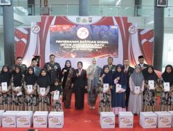 Tasyakuran Hari Bhayangkara ke-78, Polres Kediri Gelar Bansos dan Santunan Anak Yatim