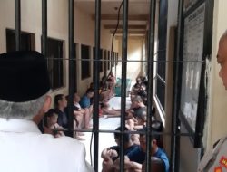 Binrohtal di Dalam Rutan, Polres Kediri Ajak Tahanan Bertaubat
