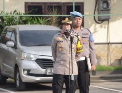 Wakapolres Kediri Pimpin Apel Jam Pimpinan Sampaikan Sejumlah Poin Penting