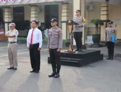 Apel Jam Pimpinan, Kapolres Tekankan Kedisiplinan dan Kewajiban Dalam Bertugas