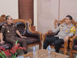 Sambung Silaturahim, Kapolres Kediri Terima Kunjungan Kajari