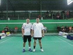 Hadir Langsung di Tournament Badminton Kapolres Kediri Cup, AKBP Bimo Beri Motivasi Para Peserta