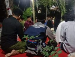 Bhabinkamtibmas Polsek Plosoklaten Ikut Doa Bersama Bersih Desa