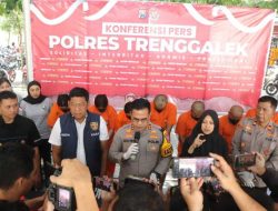 Polres Trenggalek Berhasil Amankan Komplotan Pencuri Special Toko Emas Lintas Provinsi
