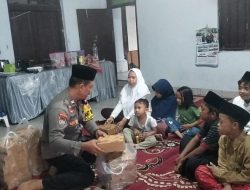 Peduli Anak Yatim, Polsek Pagu Bagikan Nasi Kotak ke Panti Asuhan