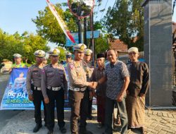 Ops Patuh Semeru 2024, Polantas Ngawi Pasang Convex Mirror