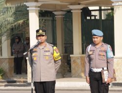 Apel Jam Pimpinan, Kapolres Kediri Beri Penekanan Disiplin Anggota