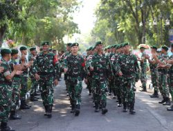 Pelepasan Prajurit Yonarmed 12 Kostrad untuk Satgas Pamtas RI-Malaysia TA 2024