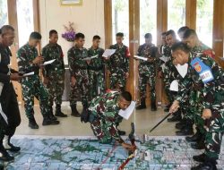 Yonarmed 12/AY/2/2 Kostrad Gelar Simulasi TFG “Tactical Floor Game”