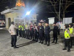 Patroli Malam Minggu Polres Kediri Berikan Rasa Aman Kepada Masyarakat
