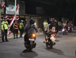 Polres Madiun Kota Gelar Penyekatan Jalur Perbatasan pada Pengesahan Warga Baru Pandan Alas