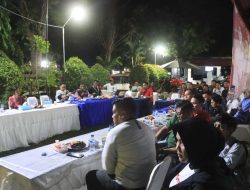Polres Probolinggo Gelar Piramida, Nobar Final Piala AFF U-19 Rawat Sinergitas Bersama Media
