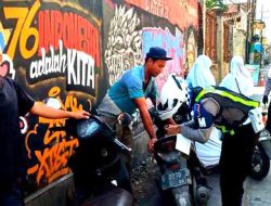 Polisi Jaring 82 Pelanggar di Fly Over Peterongan Jombang Lawan Arus Lalu Lintas