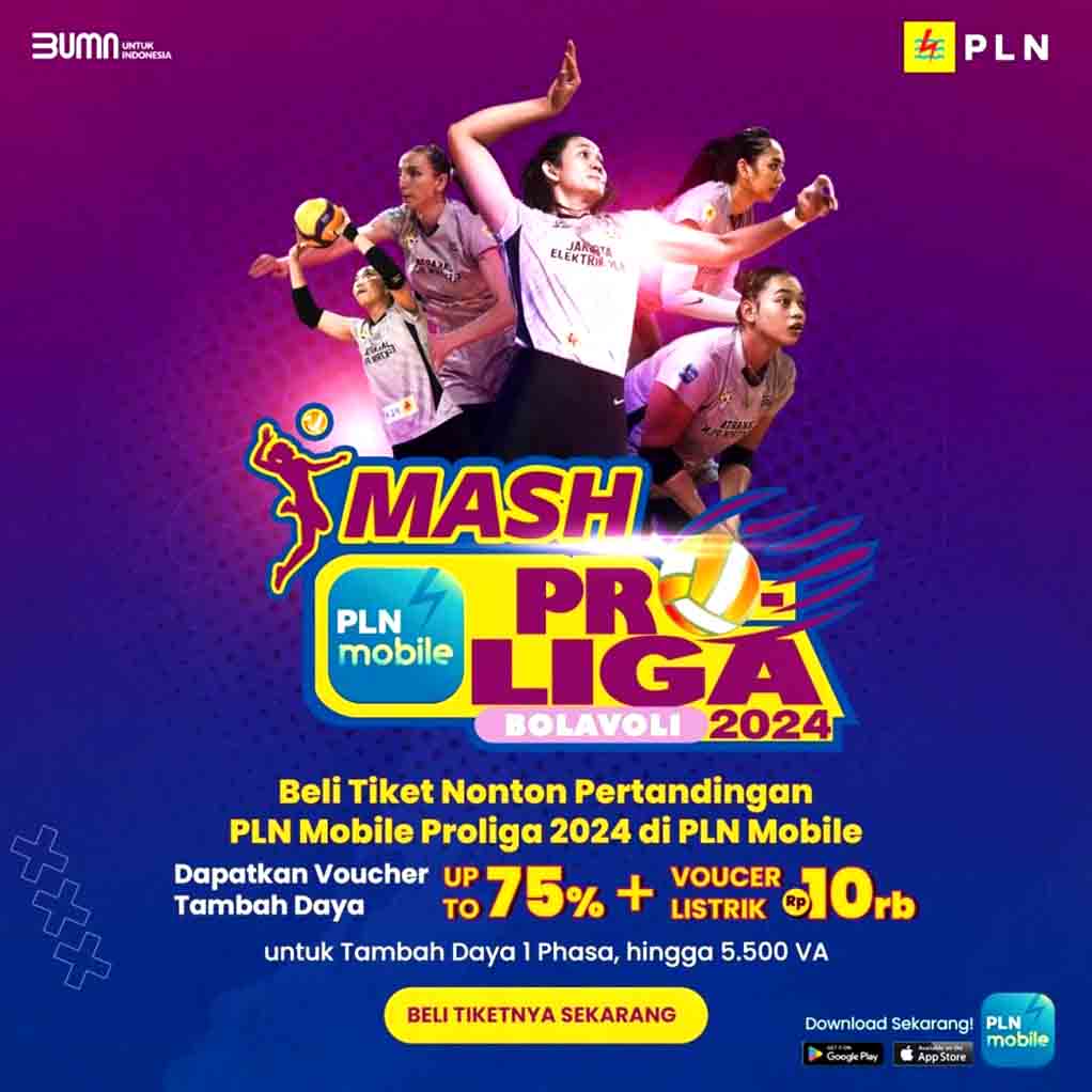 Menyala! Promo Smash Pln Mobile Proliga 2024 Diminati Lebih Dari 27 Ribu Pelanggan 2