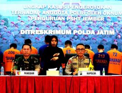 Polda Jatim Tetapkan 13 Oknum Pendekar PSHT Jember Sebagai Tersangka Pengeroyokan Polisi saat Patroli