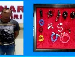 Polisi Berhasil Tangkap Pelempar Narkoba ke Lapas Kelas II Kediri yang Terekam CCTV