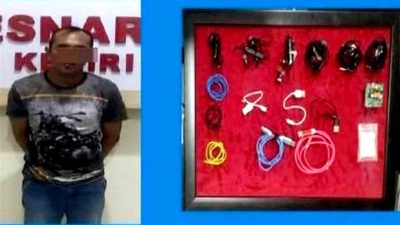 Polisi Berhasil Tangkap Pelempar Narkoba Ke Lapas Kelas Ii Kediri Yang Terekam Cctv