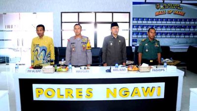 Polres Ngawi Gelar Rakor Jelang Suroan Agung 2