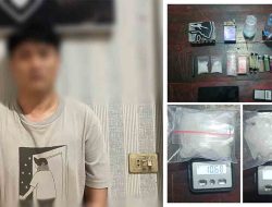 Pria Asal Lampung Barat Ditangkap Polsek Simpang Pematang atas Kasus Narkotika