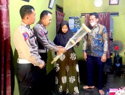 Satlantas Polres Pekalongan Berikan Dukungan Moral dan Bantuan kepada Korban Laka Lantas