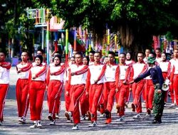 Sebanyak 76 Calon Paskibra Lamongan Giat Berlatih Menuju HUT RI ke 79