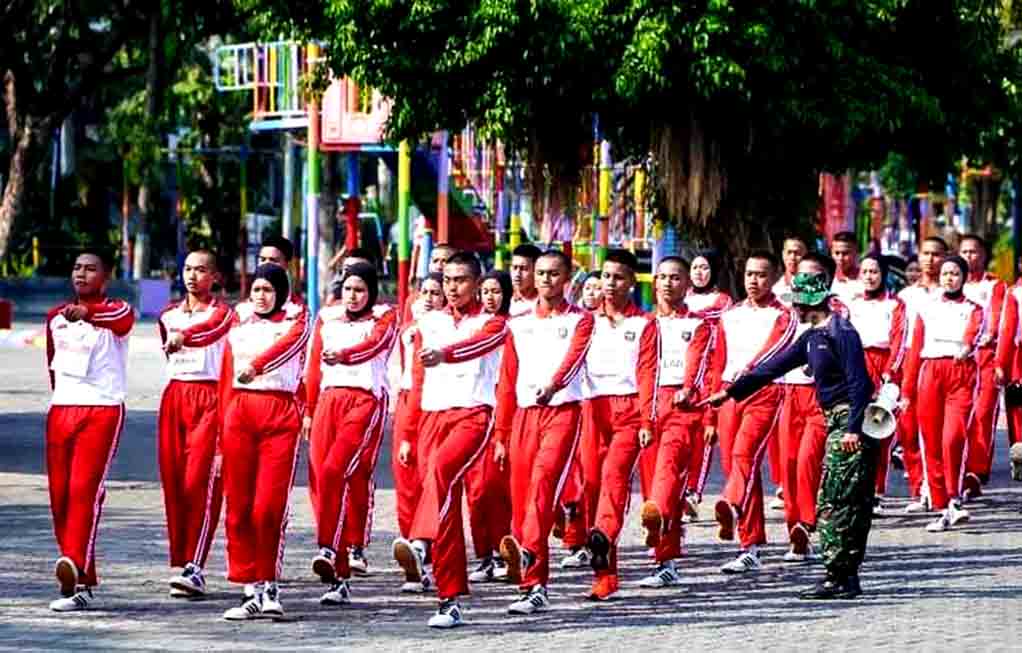 Sebanyak 76 Calon Paskibra Lamongan Giat Berlatih Menuju Hut Ri Ke 79