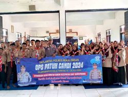 Sosialisasi Tertib Berlalu Lintas Satlantas Polres Pekalongan di SMK Muhammadiyah Kesesi